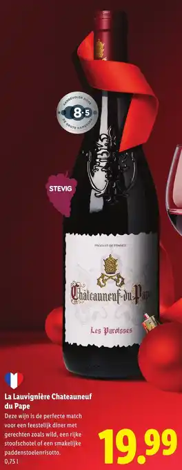 Lidl La Lauvignière Chateauneuf du Pape aanbieding
