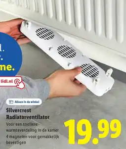 Lidl Silvercrest Radiatorventilator aanbieding
