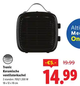 Lidl Tronic Keramische ventilatorkachel aanbieding