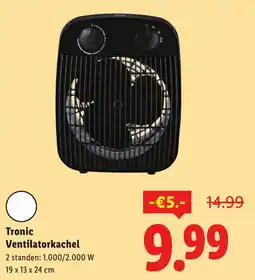 Lidl Tronic Ventilatorkachel aanbieding