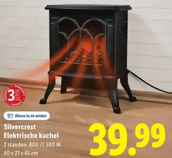 Lidl Silvercrest Elektrische kachel aanbieding