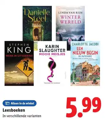 Lidl Leesboeken aanbieding