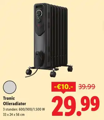 Lidl Tronic Olieradiator aanbieding