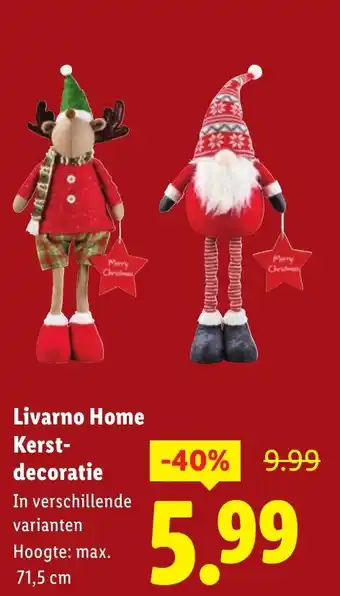 Lidl Livarno Home Kerstdecoratie aanbieding