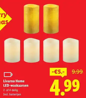 Lidl Livarno Home LED-waskaarsen aanbieding