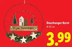 Lidl Deurhanger Kerst aanbieding