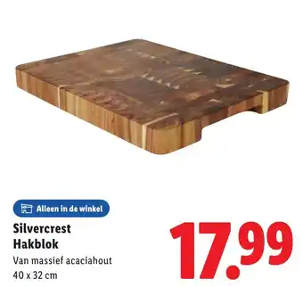 Lidl Silvercrest Hakblok aanbieding