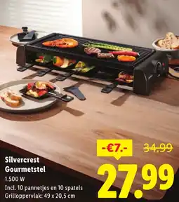 Lidl Silvercrest Gourmetstel aanbieding