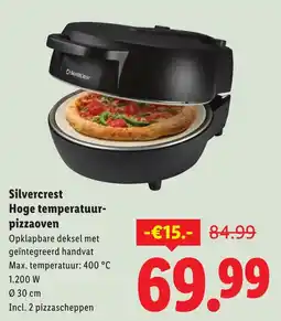 Lidl Silvercrest Hoge temperatuur pizzaoven aanbieding