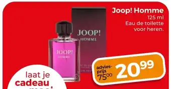 Trekpleister Joop! Homme aanbieding
