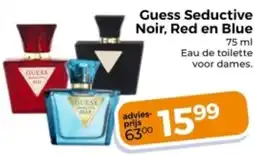 Trekpleister Guess Seductive Noir, Red en Blue aanbieding