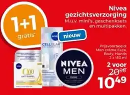Trekpleister Nivea gezichtsverzorging aanbieding