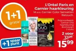 Trekpleister L'Oréal Paris en Garnier haarkleuring aanbieding