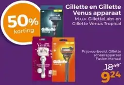 Trekpleister Gillette en Gillette Venus apparaat aanbieding