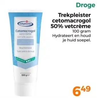 Trekpleister Trekpleister cetomacrogol 50% vetcrème aanbieding
