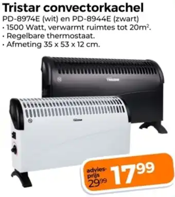 Trekpleister Tristar convectorkachel aanbieding