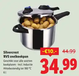 Lidl Silvercrest RVS snelkookpan aanbieding