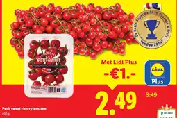 Lidl Petit sweet cherrytomaten aanbieding