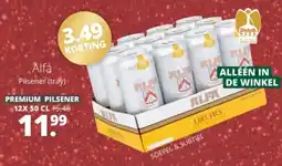 Mitra Alfa Pilsener tray aanbieding