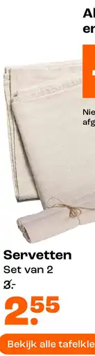 Kwantum Servetten aanbieding