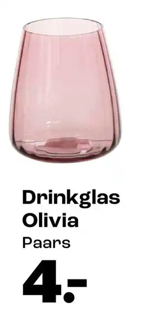 Kwantum Drinkglas Olivia aanbieding