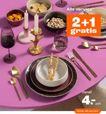 Kwantum Alle servies aanbieding