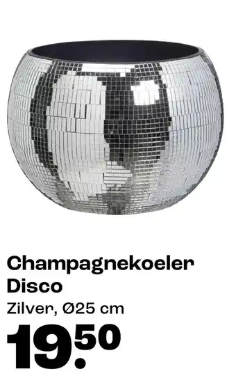 Kwantum Champagnekoeler Disco aanbieding