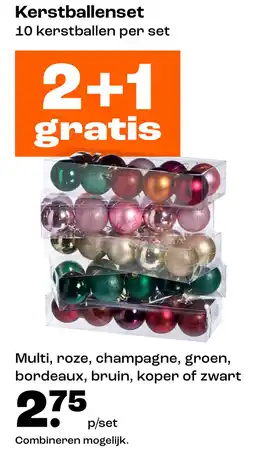 Kwantum Kerstballenset aanbieding