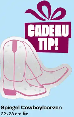 Kwantum Spiegel Cowboylaarzen aanbieding