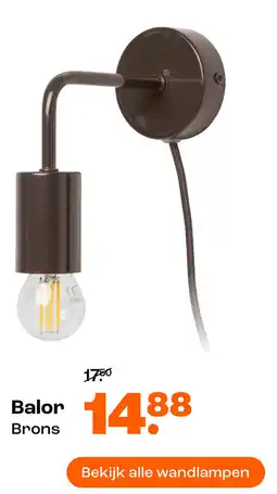 Kwantum Wandlampen Balor aanbieding