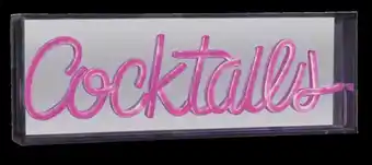 Kwantum Wandlampen Neon Coctails aanbieding