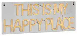 Kwantum Wandlampen Neon Happy Place aanbieding