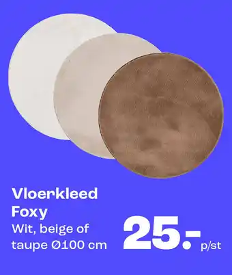 Kwantum Vloerkleed Foxy aanbieding