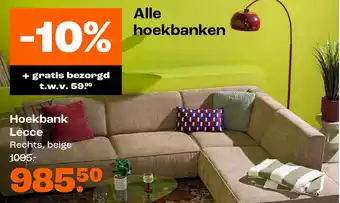 Kwantum Hoekbank Lecce aanbieding