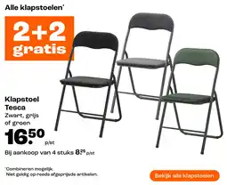 Kwantum Klapstoel Tesca aanbieding