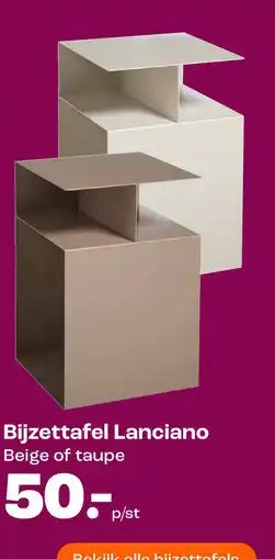 Kwantum Bijzettafel Lanciano aanbieding