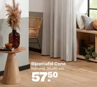 Kwantum Bijzettafel Cone aanbieding