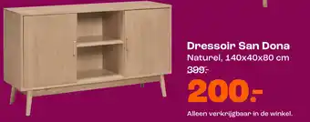 Kwantum Dressoir San Dona aanbieding