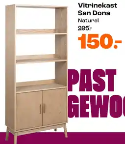 Kwantum Vitrinekast San Dona aanbieding