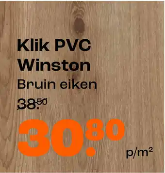 Kwantum Klik PVC Winston aanbieding