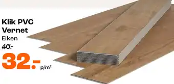 Kwantum Klik PVC Vernet aanbieding