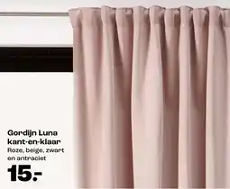 Kwantum Gordijn Luna kant-en-klaar aanbieding