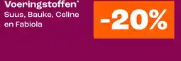 Kwantum Voeringstoffen aanbieding