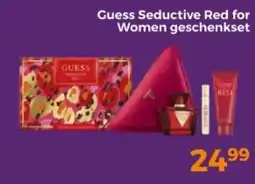Trekpleister Guess Seductive Red for Women geschenkset aanbieding