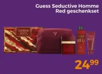 Trekpleister Guess Seductive Homme Red geschenkset aanbieding