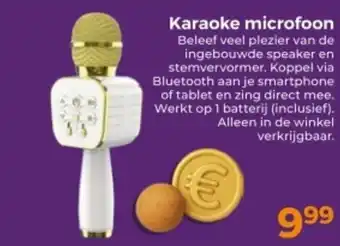 Trekpleister Karaoke microfoon aanbieding