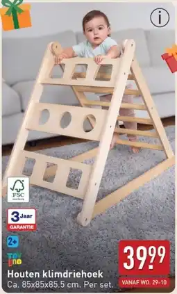 ALDI Houten klimdriehoek aanbieding