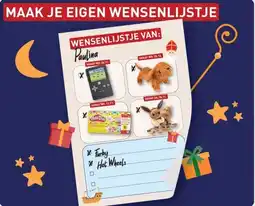 ALDI Maak je eigen wensenlijstje aanbieding