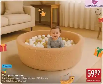 ALDI Teddy ballenbak aanbieding