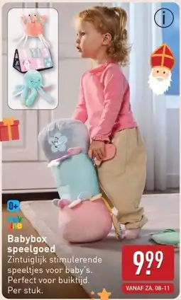ALDI Babybox speelgoed aanbieding